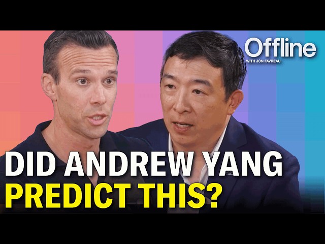 Andrew Yang Talks The State of AI, Universal Basic Income, & Founding the Forward Party