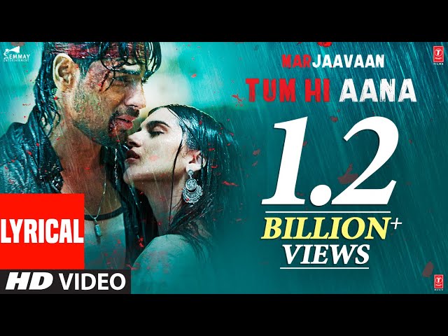 Lyrical: Tum Hi Aana | Marjaavaan | Riteish D, Sidharth M, Tara S |Jubin Nautiyal,Payal Dev,Kunaal V