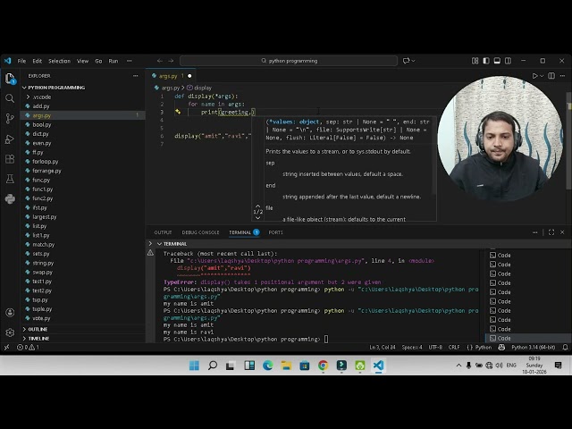 Python Class-16 | Decorator, Function Arguments & Lambda Function | Advanced Python | Laqshya Online