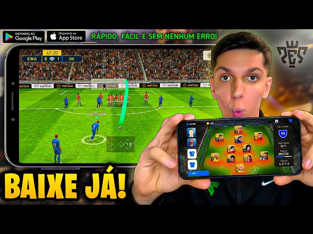 🚨PLAY NOW!🔥I DOWNLOADED AND TESTED THE BEST PES MOBILE in YEARS🔥INSANE!🤩 (Android 16 and lower)