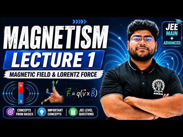 MAGNETISM | Lecture - 2 | Zero to Hero Level | JEE Main & Advanced | Physics | Live Zoom Batch
