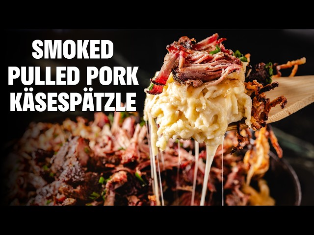 Smoked Pulled Pork Käsespätzle