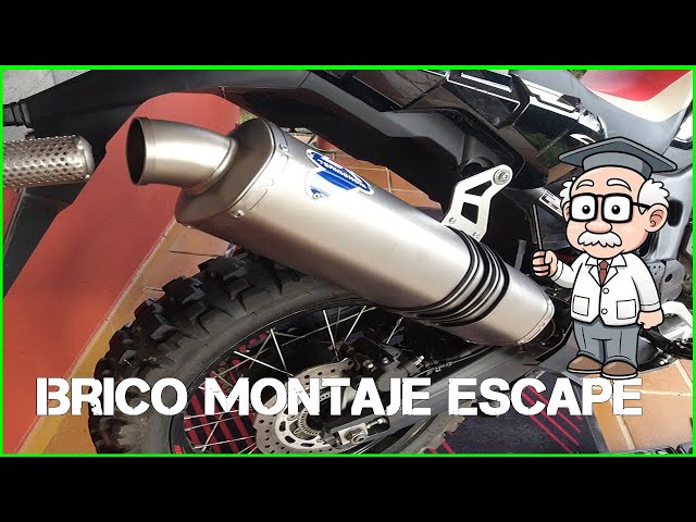🛠️COMO montar Escape Termignoni Africa Twin  Maxitrail (FACIL)