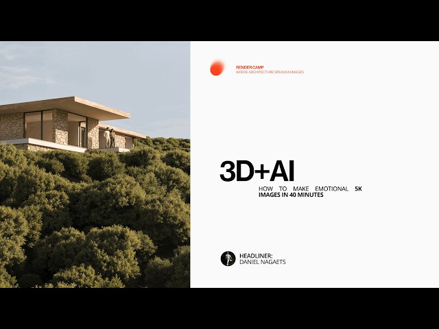 3D + AI Workflow | How To Make Emotional Architectural Images In Under 1 Hour