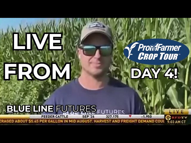 Oliver Sloup LIVE From Day 4 of the Pro Farmer Crop Tour | RFD-TV #pftour26
