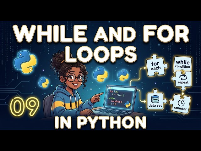Master Loops in One Video: For & While Loops Explained with Practice Problems