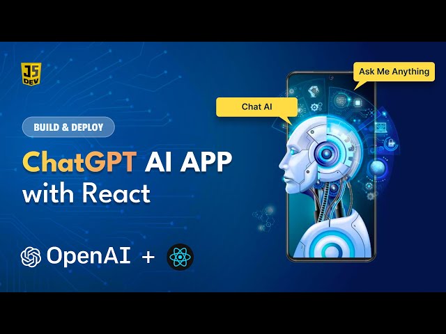 Build & Deploy ChatGPT Ai App with React | OpenAI ChatGPT 3 NLP Model