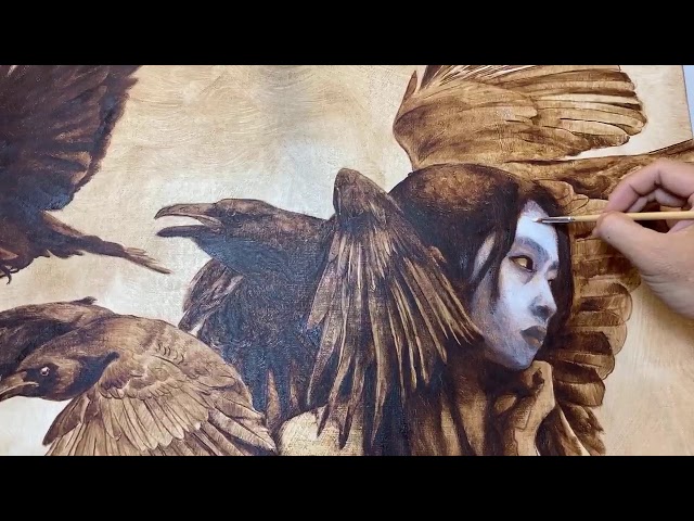 Portrait deadlayer - Oil Painting Multilayer method | Free demonstration