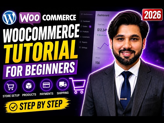 How to Create a WooCommerce Website in WordPress (2026) | Complete Beginner Tutorial