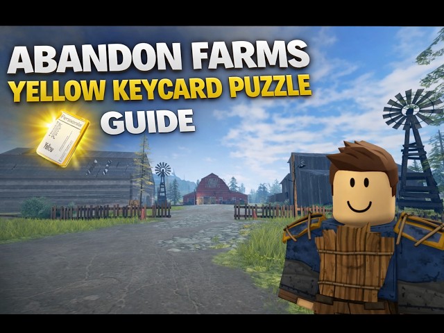 Abandon Farms Yellow Keycard Puzzle Guide [Fallen Survival]