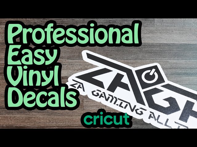 How to Easily Make Professional Vinyl Decals | Cricut Tutorial