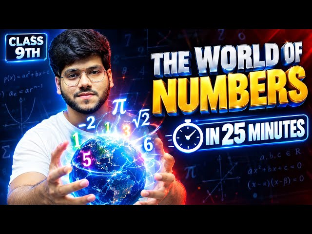 The World Of Numbers Class 9 | Rapid Revision | Chapter 3 | Maths Future