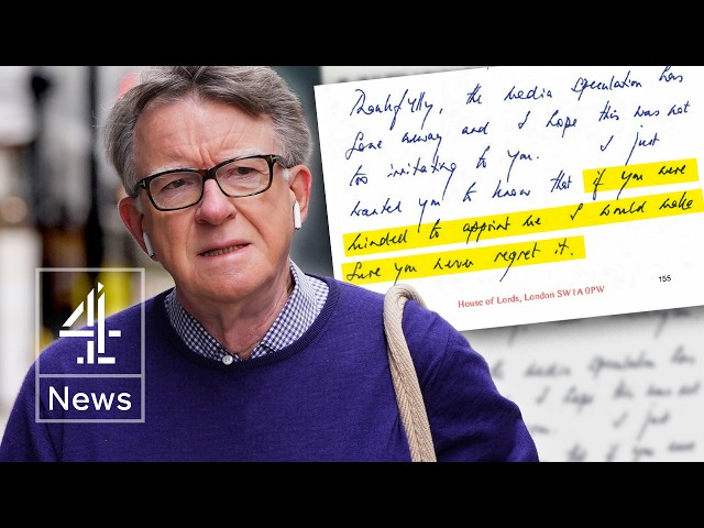 New batch of Mandelson files published - how embarrassing is it for the government?