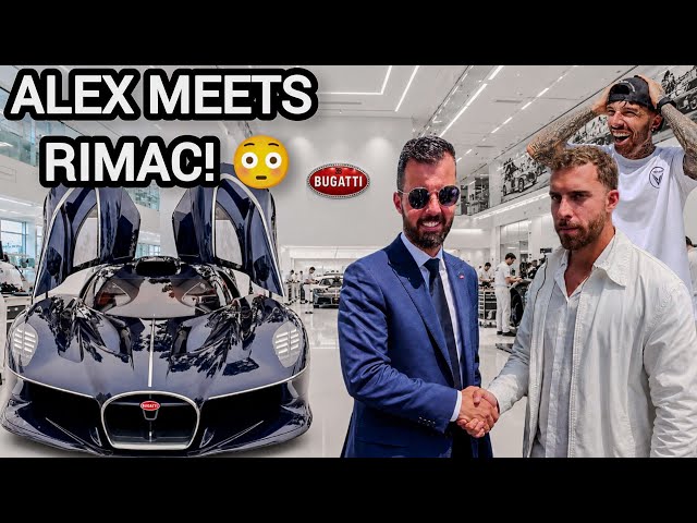 Alex Meets Mate Rimac FACE-TO-FACE… Mat Armstrong Needs To See This!#matarmstrong #car #bugatti 