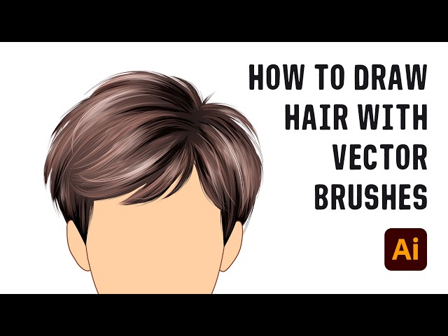 How to Paint Hair with Vector Brushes in Adobe Illustrator