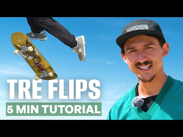 Quick and Easy Tre Flip Tutorial - 5 Minute Tutorial
