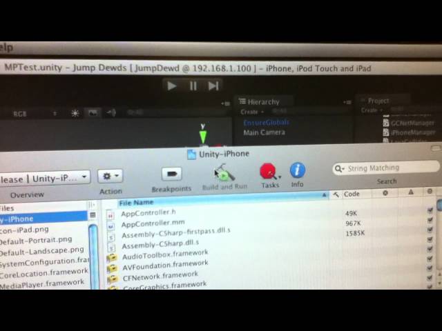 inside graveck interactive: unity iphone multiplayer build process and clock sync