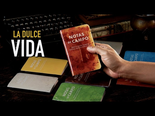 This is the FIELD NOTES "La Dulce Vida" edition | Adrián Bárcenas Caligrafía