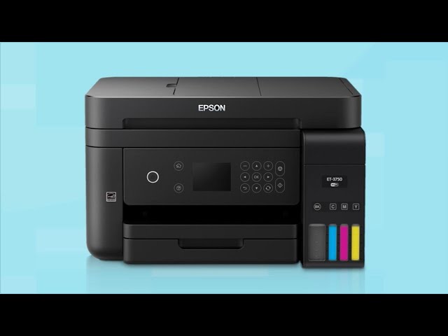 Epson ET-3750: Wireless Setup Using the Control Panel