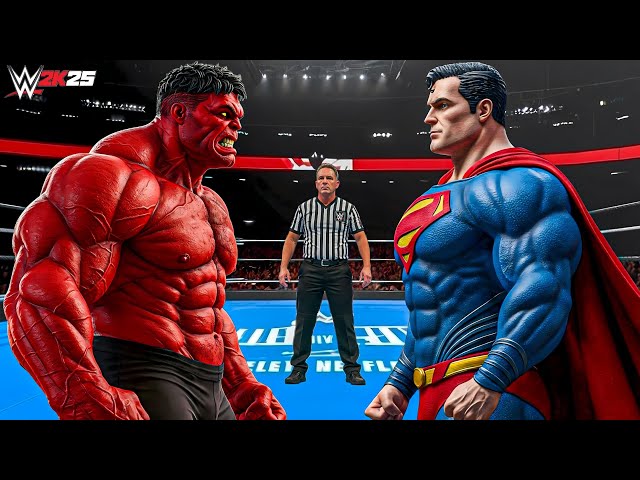 RED HULK VS SUPERMAN - EPIC BATTLE | PS5 Gameplay 
