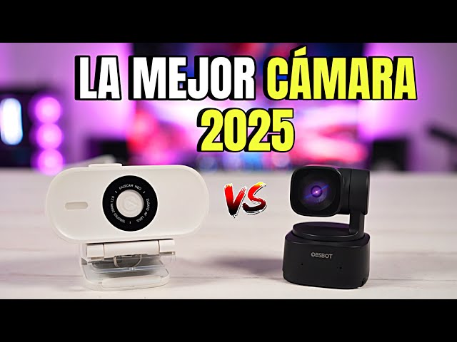 WEBCAM Para Streaming SIN ARRUINARTE 2025 🥇 | PRUEBAS | OBSBOT Tiny SE vs Elgato Facecam Neo