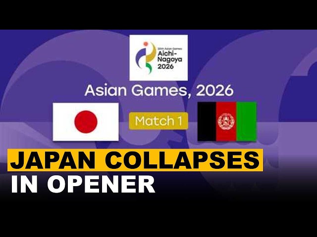 Afghanistan Bowlers Stun Japan With Clinical Display In Asian Games Opener