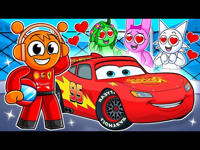Rizzing MY CRAZY FAN GIRLS With The New LIGHTING MCQUEEN Car!