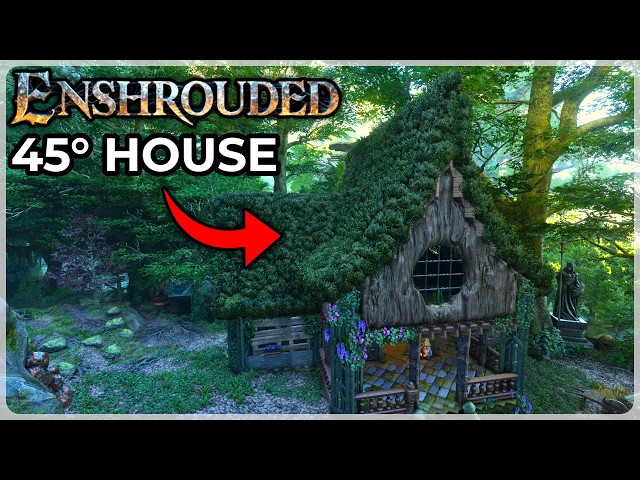 Building a Cozy DIAGONAL House in Enshrouded!