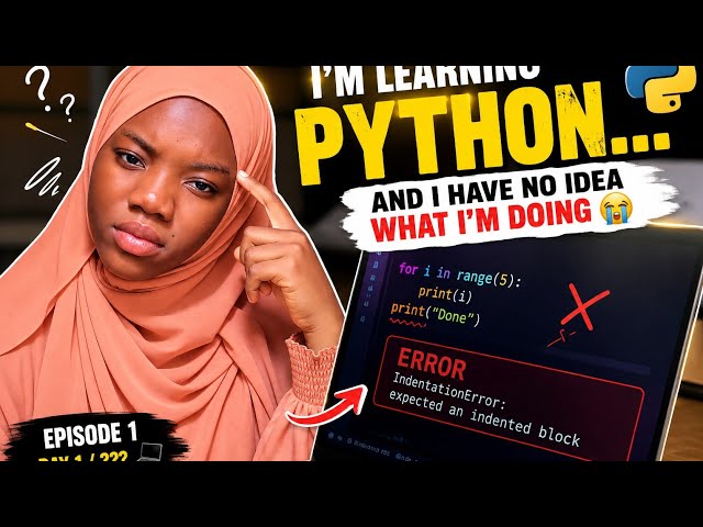 I’m Learning Python… And I Have NO Idea What I’m Doing 😭 | Day 1