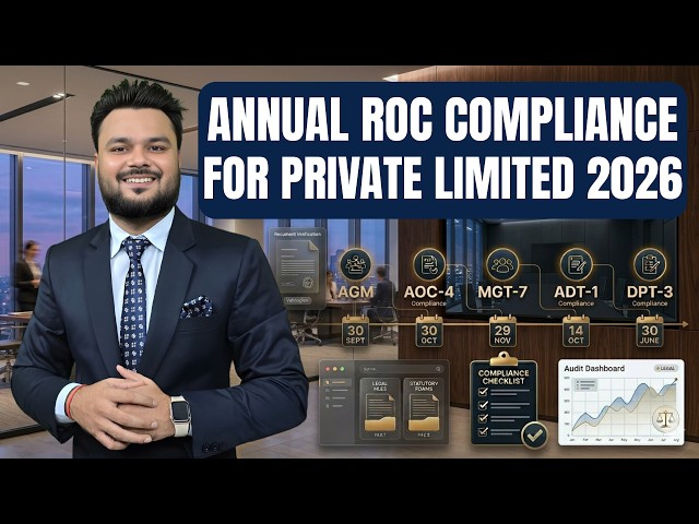 Private Limited Company Compliance Timeline 2026 | Complete ROC Filing Guide