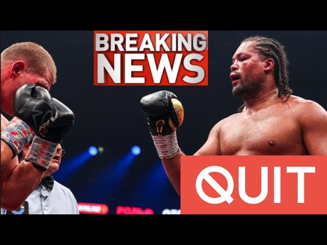 BREAKING NEWS (SAD) JOE JOYCE QUITS IN THE 11TH ROUND AGAINST UNBEATED FIGHTER 