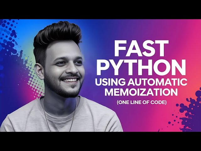 Python using Automatic Memoization one line of code #python #coding #programming #cache