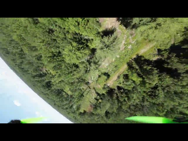 First crash at the new spot