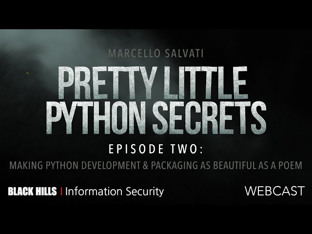 Pretty Little Python Secrets Ep 2 | Python Development & Packaging as Beautiful as a Poem | Marcello