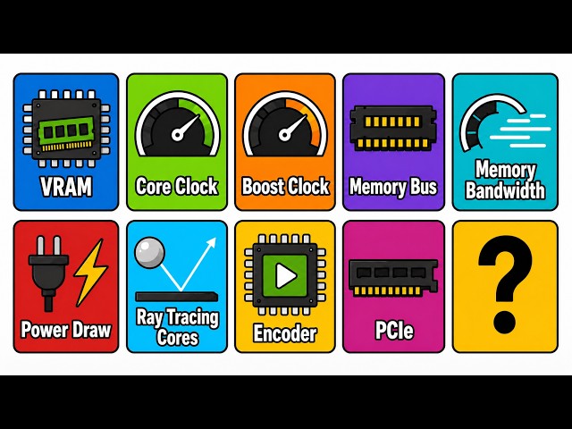 Every GPU Specs Explained in 9 Minutes