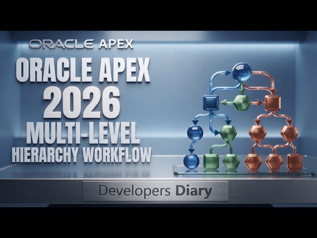 Oracle APEX Full Course 2026 - Tutorial 47 | Multi-level Hierarchy in Apex Workflow #developersdiary
