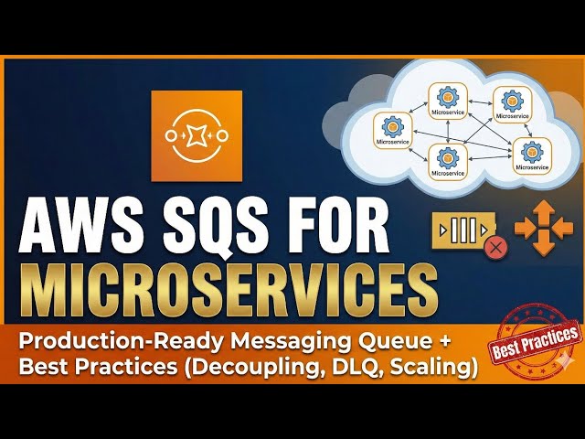 AWS SQS for Microservices | Production Messaging Queue + Best Practices (Decoupling, DLQ, Scaling)