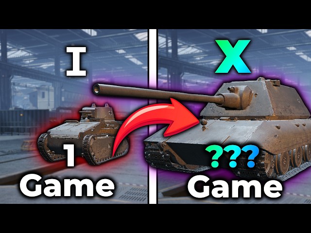 Speedrunning a tier 10 in World of Tanks