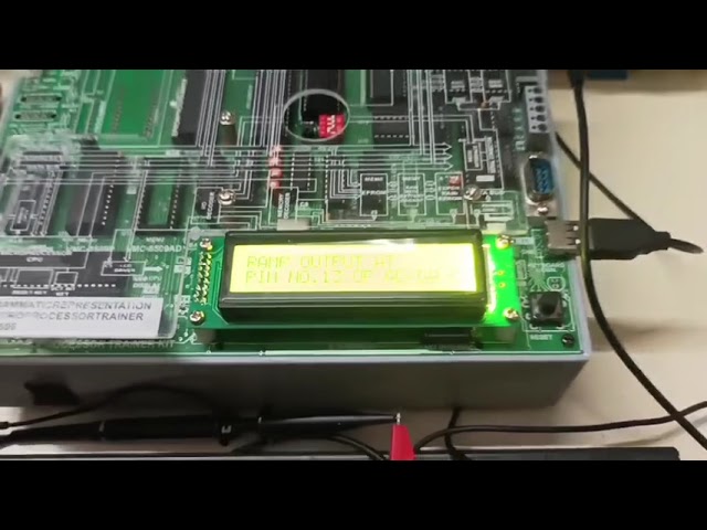 DAC 8085 lcd microprocessor kit -per installed program execution -Vinytics 