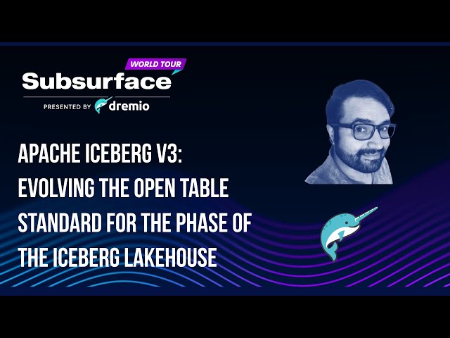Apache Iceberg v3 - Evolving the Open Table Standard for the Phase of the Iceberg Lakehouse
