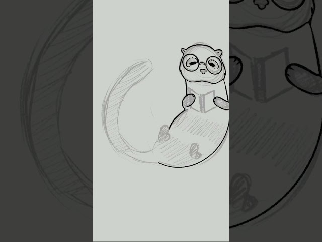 #fyp #ferret #redbubble #procreate #rendering