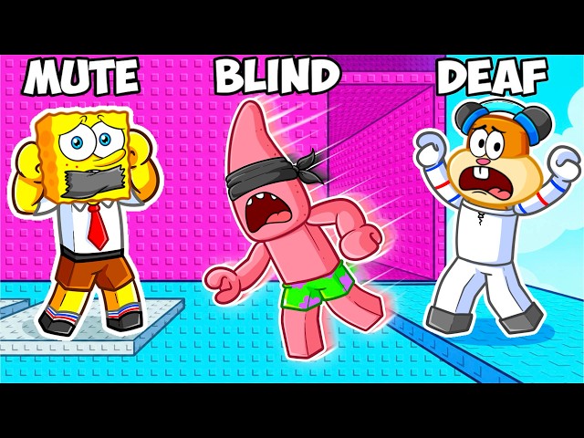Blind, Deaf, And Mute Tower in Roblox!