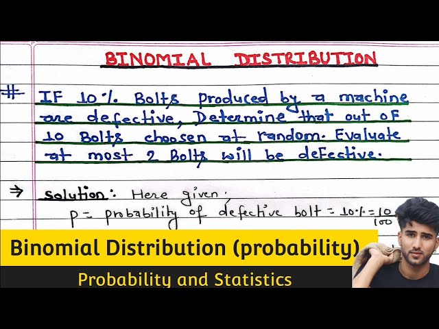 Binomial Distribution | Probability of Defective Bolts Explained