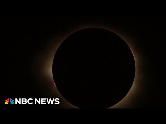 Cloudy conditions obscure first glimpse of solar eclipse over Iceland