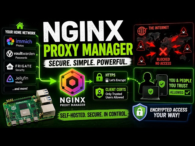 Secure Your Self-Hosted Apps with NGINX Proxy Manager