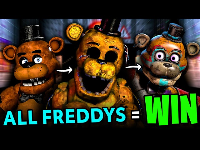 The Quest to Get Jumpscared by EVERY FREDDY in FNAF
