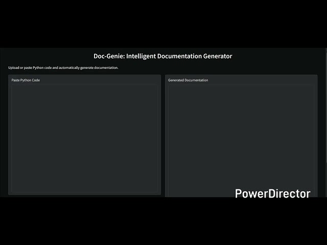Doc-Genie: Automatic Python Documentation Generator #naanmudhalvan 