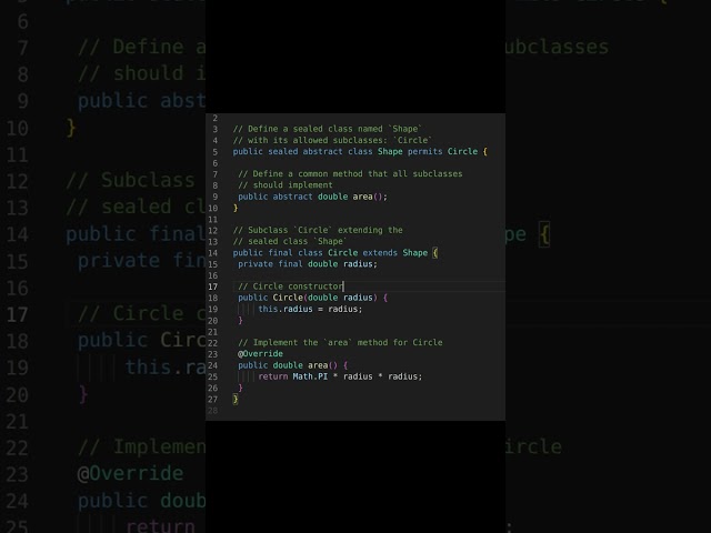 Sealed Classes in Java: Controlling Inheritance for Better Code Design