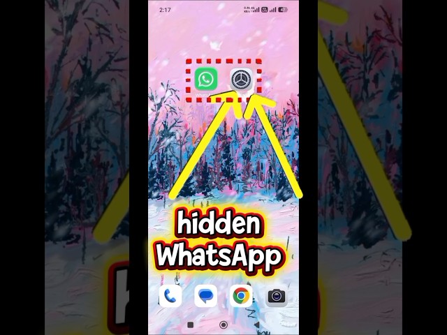 ​WhatsApp ko hidden kaise karein? 🤫 WhatsApp Hide Karne Ka Tarika #whatsapp #whatsapptricks #viral