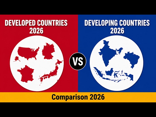 Developed Countries vs Developing Countries | Country Comparison 2026